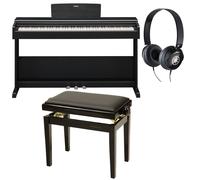 Yamaha YDP-105B Arius Pianoforte 88 T. Pesati + Proel PB90SBBBK + Yamaha HPH-50B