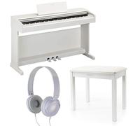 Yamaha YDP-105WH Arius Pianoforte Dig. 88T Pes.Bianco+B-1WH Panca+HPH-50WHCuffia