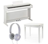 Yamaha YDP-105WH Arius Pianoforte Dig. 88T Pes.Bianco+B-1WH Panca+HPH-50WHCuffia