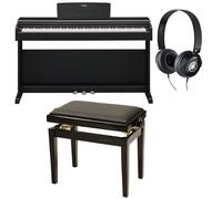 Yamaha YDP-145B Arius Pianoforte 88 T. Pesati + Proel PB90SBBBK + Yamaha HPH-50B