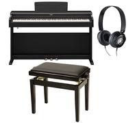 Yamaha YDP-165B Arius Pianoforte 88 T. Pesati + Proel PB90SBBBK + Yamaha HPH-50B