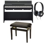 Yamaha YDP-S35B Arius Pianoforte 88 T. Pesati + Proel PB90SBBBK + Yamaha HPH-50B