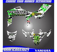 Yamaha YFZ 450R Kit Grafica 2009 2010 2011 2012 2013 Decalcomanie Adesivi...