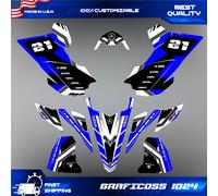 Yamaha YFZ 450R Kit Grafica 2009 2010 2011 2012 2013 Decalcomanie Adesivi Atv