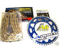 Yamaha YZ 125 99-04 Kit Catena e Pignoni Renthal 520 Oring 12T 48T Blu