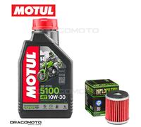 Yamaha YZ 250 F 2012-2015 Tagliando Olio Motul 5100 10W-30 4T 1 litri filtro