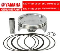 Yamaha YZ250F 2008-2011 set pistone e anello originali e perno e clip circola...