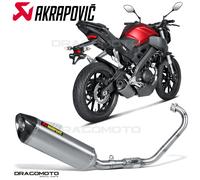 YAMAHA YZF-R / MT 125 2014-2018 Impianto completo AKRAPOVIC S-Y125R4-HRT