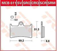 Yamaha YZF-R1 1000 ABS 2022 TRW Scr Serie Sindered Gara Pastiglie Freno