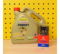 Yamaha YZF-R1 Set Olio Filtro meiwa Castrol Power 1 10w40 RN01 RN04 RN09 RN12