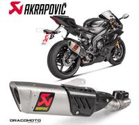 YAMAHA YZF-R6 2017-2022 Scarico AKRAPOVIC Titanio S-Y6SO12-HAPT