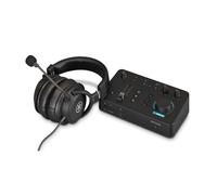 Yamaha ZG01 Pacchetto All-in-One, Include ZG01 Mixer Audio per Gaming Streaming e YH-G01 Cuffie Over Ear di Qualità da Studio, per Windows, Mac, iOS e Android