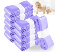 YAMAIDUO 10 Pezzi Ricarica Mangiapannolini, 6,5M Ricariche Mangiapannolini Antiodore Inodore Addensata, Pannolino Sacchetti di Ricarica Compatibili con Tommee Tippee, Twist & Click, LitterLocker