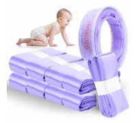 YAMAIDUO 10 Pezzi Ricarica Mangiapannolini, Sacchetti Mangiapannolini Compatibile con Tommee Tippee Twist & Click, Simplee Sangenic, Foppapedretti, Litter Locker (9 Buste & 1 Cestello di Ricarica)