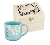Yamaka Shoten MOOMIN Florit Mug Snufkin 350 ml scatola in legno Made in Japan...