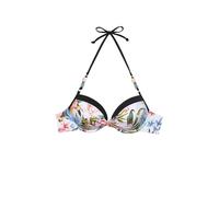 YAMAMAY - Bikini Parte Alta, Push-up con Ferretto, Donna, Tahiti, Multicolore, Stampa Floreale