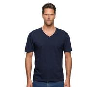 YAMAMAY - Confezione 3 Maglie Scollo a V, Uomo, Blu Notte