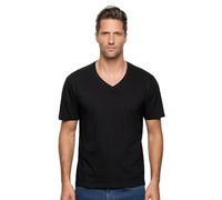 YAMAMAY - Confezione 3 Maglie Scollo a V, Uomo, Nero