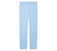 YAMAMAY - Pantaloni lunghi del pigiama, Donna, Celeste,Monocromo, 93% modal 7% elastan