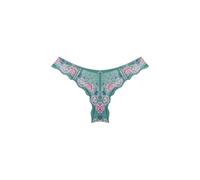 YAMAMAY - Slip Brasiliana in Pizzo, Verde Salvia, Linea Selene, Donna, 3