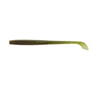 Yamamoto 12,7 cm Kut Tail Worm - Realistiche esche da pesca in plastica morbida facile da usare - Confezione da 10, zucca verde con rosso piccolo/042J