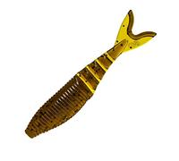 Yamamoto 134-06-297 Zako Swimbait 10,2 cm, 6 pezzi, zucca verde/fiocco nero