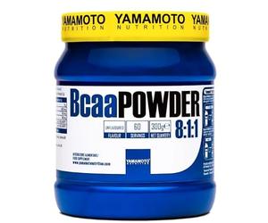 Yamamoto Bcaa Powder 8:1:1 - aminoacidi ramificati - 300 gr + vitamine B1 B6 (arancia e limone)