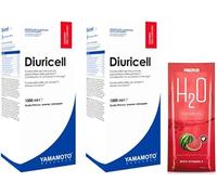Yamamoto Diuricell 1000 ml (pack 2 pezzi) - Depurativo drenante con betulla bianca, tarassaco + Omaggio in Foto (limone e zenzero)