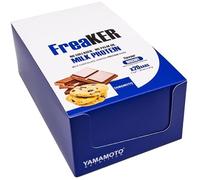 Yamamotò Freakèr 20 x 50 gr - Barrette proteiche energetiche (barretta, vaniglia & choco brownie con copertura di cioccolato fondente)