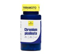 YAMAMOTO NUTRITION, Chronium PICOLINATE, 100 Compresse, Integratore Alimentare con 200 MG di Cromo Picolinato, Aiuta il Mantenimento del Livello di Glucosio nel Sangue