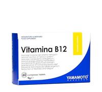 YAMAMOTO NUTRITION Vitamina B12 60 Compresse, Integratore Alimentare che apporta 1000 mcg di Metilcobalamina per Compressa, Sostiene il Sistema Nervoso, Immunitario e Circolatorio