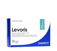 YAMAMOTO RESEARCH Levoris 30 Capsule, Integratore Alimentare a base di Carbone Vegetale Attivo ed Estratti Naturali, Contrasta il Meteorismo e Favorisce la Regolare Motilità Gastrointestinale