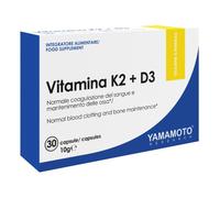 Yamamoto Research Vitamina K2 + D3 30 Capsule - Integratore Benessere Ossa
