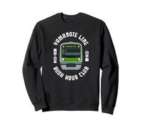 Yamanote Line Rush Giapponese Kanji Tokyo Giappone Souvenir Felpa