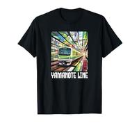 Yamanote Line Tokyo Giappone Treno Giapponese Kanji Souvenir Maglietta
