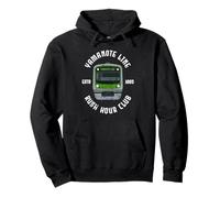 Yamanote Line Tokyo Train Giappone Kawaii Densha Otaku Souvenir Felpa con Cappuccio