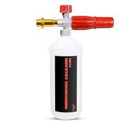 YAMATIC Dispenser di sapone regolabile con lancia per schiuma a neve, compatibile con Karcher serie K K2 K3 K4 K5 K6 K7, erogatore di sapone spray regolabile, flacone da 1 l per lavaggio auto