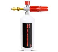 YAMATIC Dispenser di sapone regolabile per schiuma a neve, compatibile con i vecchi modelli Bosch, spruzzatore regolabile, flacone da 1 l per lavaggio auto