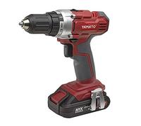 YAMATO CD 20L - Trapano avvitatore con batteria la litio. 20 Volt, 1.5 Ah, mandrino da 10mm, 2 velocità, 0-350/0-1250 giri al minuto, coppia max 30 Nm, regolazione di coppia 19+1, 1.5 kg
