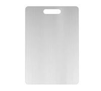 Yamato, Tagliere In Titanio, Tagliere In Titanioper Cucina, Tagliere In Titanio Taima, Taglieredefinitivo, Tagliere In Acciaio Inossidabile (Argentato,S(30 * 20cm))