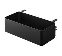 YAMAZAKI 1573 TOWER Tableside Basket, black, Steel, 30 x 18 x 9.511 cm