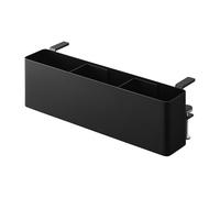 Yamazaki 1575 TOWER Slim Tableside Basket, black, Steel, 30 x 10 x 9.5~11 cm