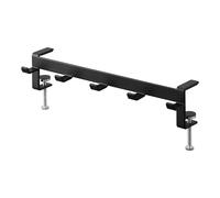 YAMAZAKI 1577 TOWER Tableside Hooks, black, Steel, 30.5 x 7 x 711 cm