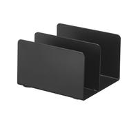 YAMAZAKI 1950 Tower Mensola Organizzatore Nero Acciaio Minimalista 7,5 x 8 x 5 cm