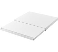 YAMAZAKI 2105 TOWER Sliding Countertop Tray, white, Steel/Polypropylene/Silicone, 45 x 39~64.5 x 4 cm