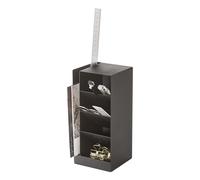 YAMAZAKI 3320 TOWER Pen Stand, black, Steel, 9 x 9 x 20 cm