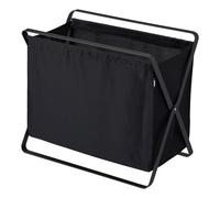 Yamazaki 3545 TOWER Storage Basket, black, Steel/Polyester/Polypropylene, 46 x 29 x 40 cm