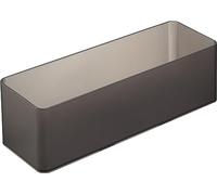 Yamazaki Organizer impilabile TOWER 3647 L Profondo Set 2 pezzi Nero Resina PS 8 x 24 x 7,2 cm