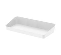 Yamazaki 4227 TOWER Amenity Tray L Wide, white, Steel, 30 x 13.5 x 5 cm