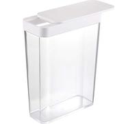 Yamazaki 4952 TOWER Food Container, white, Polystyrene/Polyethylene, 18.7 x 8.5 x 24.5 cm